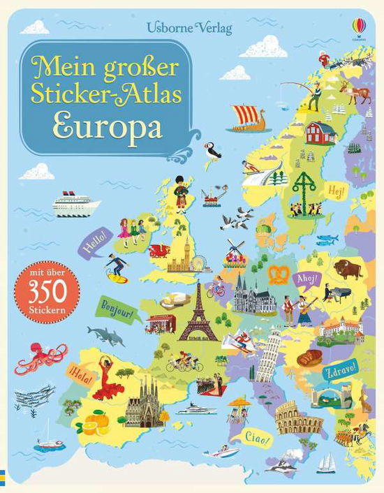 Cover for Jonathan Melmoth · Mein großer Sticker-Atlas: Europa (Book)