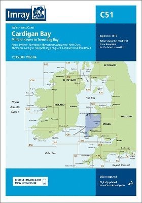Cover for Imray · Imray Chart C51 Cardigan Bay: Milford Haven to Tremadog Bay - C Charts (Map) [New edition] (2023)
