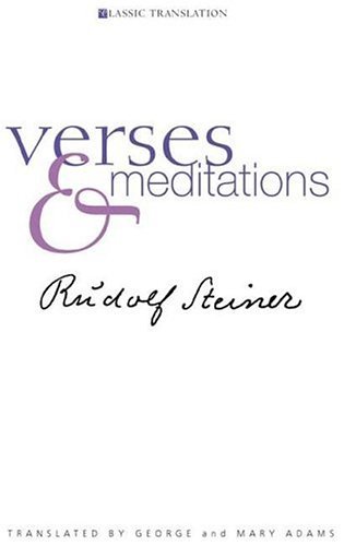 Cover for Rudolf Steiner · Verses and Meditations (Paperback Book) (2004)