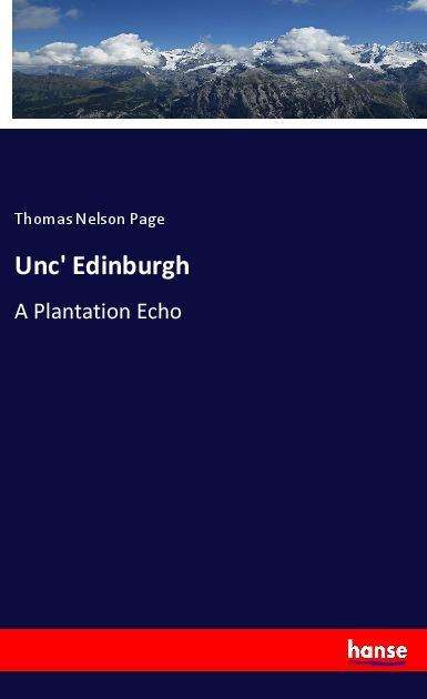 Cover for Page · Unc' Edinburgh (Book)