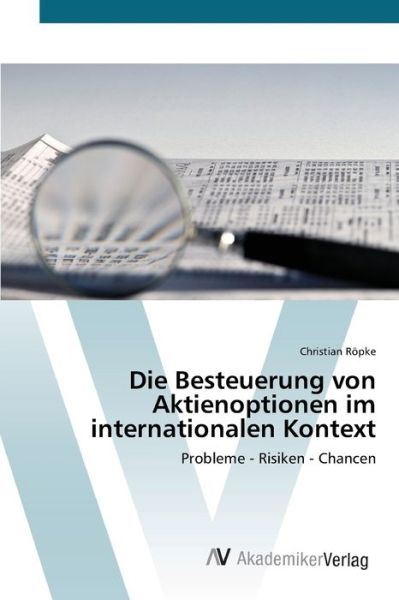 Cover for Röpke · Die Besteuerung von Aktienoptione (Book) (2012)