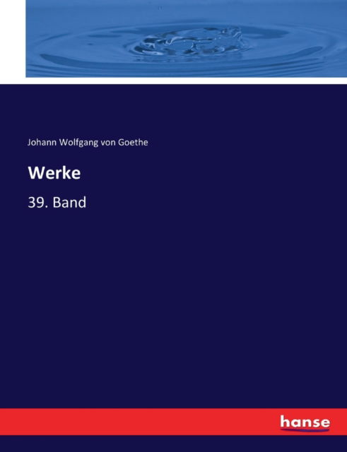 Cover for Goethe · Werke (Book) (2017)