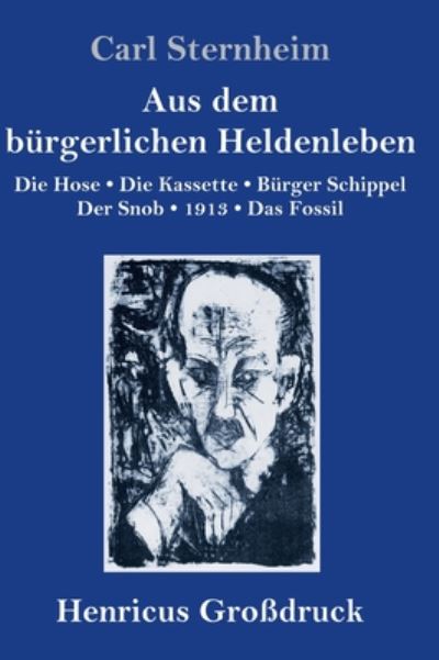 Cover for Carl Sternheim · Aus dem burgerlichen Heldenleben (Grossdruck): Die Hose / Die Kassette / Burger Schippel / Der Snob / 1913 / Das Fossil (Hardcover Book) (2020)