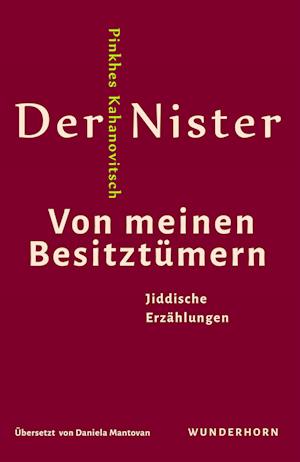 Cover for Der Nister · Von meinen Besitztümern (Bok) (2023)