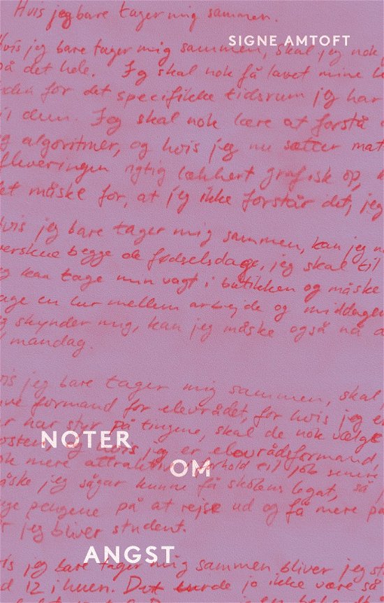 Cover for Signe Amtoft · Noter om angst (Heftet bok) [1. utgave] (2019)