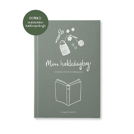 Cover for Julie Dam Andersen og Maiken Andreasen · Min hækledagbog (Sewn Spine Book) [1e uitgave] (2021)