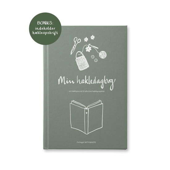 Cover for Julie Dam Andersen og Maiken Andreasen · Min hækledagbog (Sewn Spine Book) [1º edição] (2021)