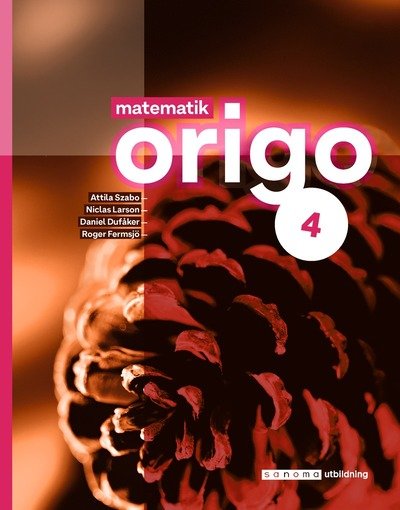 Cover for Attila Szabo · Matematik Origo 4 upplaga 3 (Book) (2023)