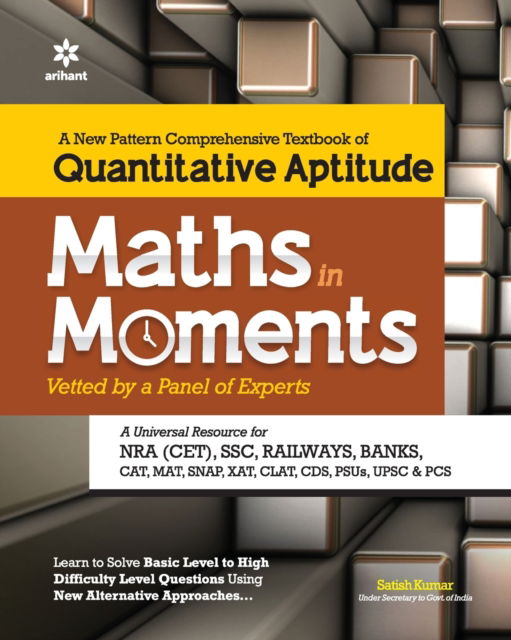 Cover for Satish Kumar · Maths in Moments Quantitative Aptitude for Competitive Exams (Paperback Book) (2022)