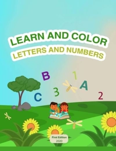 Cover for Mabrook Gassem Alfaifa · Learn and color letters and numbers (Paperback Book) (2020)