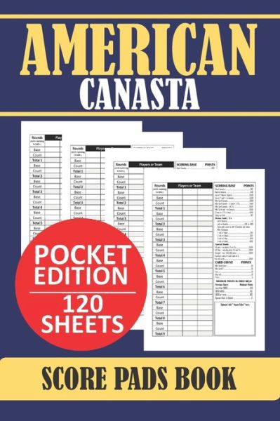 Cover for Steve Rush · American Canasta Score Pads Book (Paperback Book) (2020)