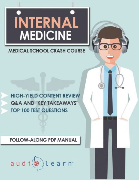 Cover for Audiolearn Medical Content Team · Internal Medicine - Medical School Crash Course (Pocketbok) (2020)