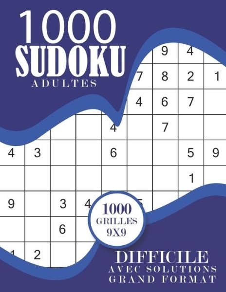 Cover for Savy Publishing · Sudoku Adultes Difficile (Paperback Bog) (2020)
