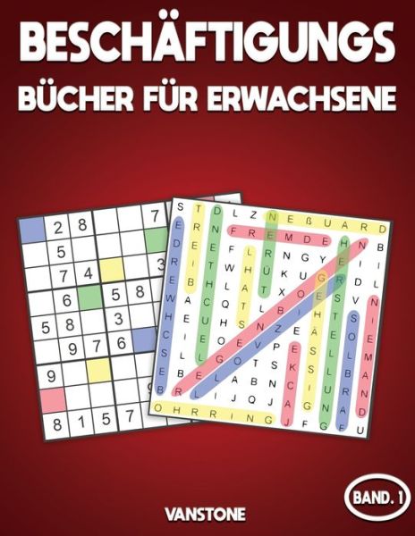 Cover for Vanstone · Beschaftigungsbucher fur Erwachsene (Paperback Book) (2020)