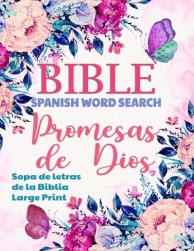 Cover for Meditate On God's Word · Spanish Bible Word Search Large Print (Sopa de letras de la Biblia): Promesas de Dios, Promises of God (Paperback Book) (2021)