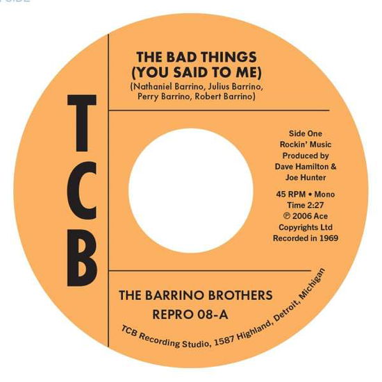 The Bad Things (You Said to Me) - The Barrino Brothers - Música - KENT - 0029667029971 - 8 de abril de 2022