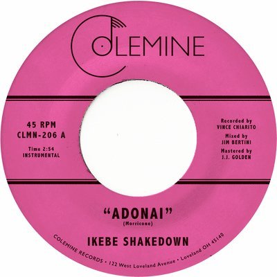 Cover for Ikebe Shakedown · Adonai/ Waiting for the Storm (Blue Vinyl) (CD) [Coloured edition] (2022)