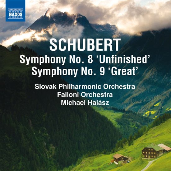 Symphonies Nos 8 & 9 - Schubert / Slovak Philharmonic Orch / Halasz - Musique - NAXOS - 0747313293971 - 30 octobre 2012