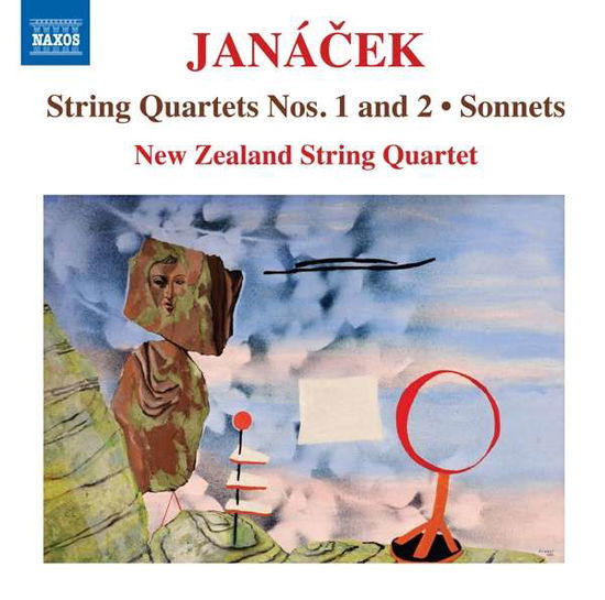 Leos Janacek: String Quartet No. 1 Kreutzer Sonata. String Quartet No. 2 Intimate Letters. Sonnets Nos. 1 And 2 (Arr. Rolf Gjelsten) - New Zealand String Quartet - Music - NAXOS - 0747313420971 - February 12, 2021