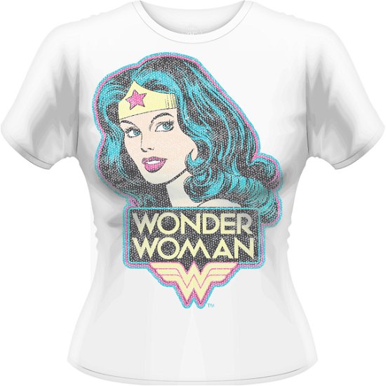 Cover for Wonder Woman · Logo Girlie / White (T-shirt) [size M] (2013)