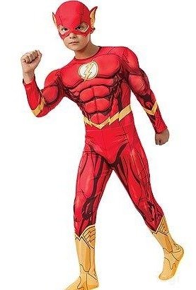 Cover for Rubie's Costume Co · Rubies - The Flash - Deluxe Muscle Chest Costume -Large (Leketøy)