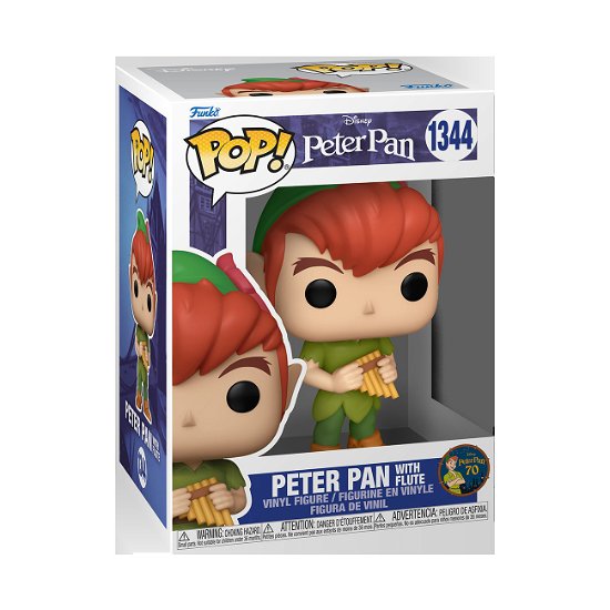 Cover for Funko Pop! Disney: · Peter Pan 70th - Peter W/flute (Funko POP!) (2023)