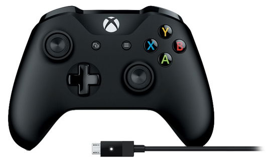 Xbox One Wireless Controller with Cable for Windows - Microsoft - Gra -  - 0889842121971 - 26 października 2016