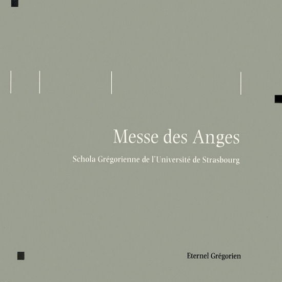Cover for Schola Gregorienne · Messe Des Anges (CD)