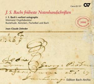 J.s. Bach Fruheste Notenhandsch. - Buxtehude / Bach - Musiikki - CARUS - 4009350831971 - torstai 23. marraskuuta 2006