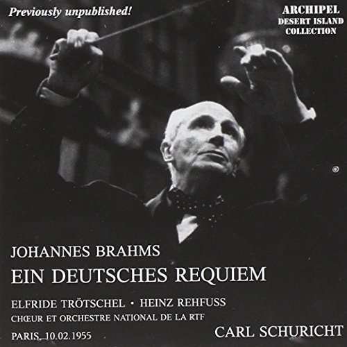 Cover for Brahms / Schuricht · Ein Deutsches Requiem (CD) (2012)