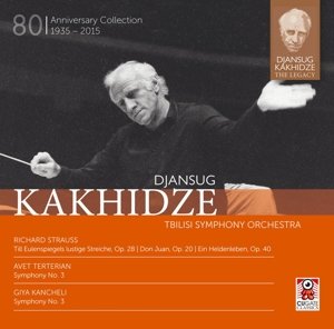 Cover for Tbilisi Symphony Orchestra · Djansug Kakhidze: The Legacy Vol. 5 (CD) (2021)