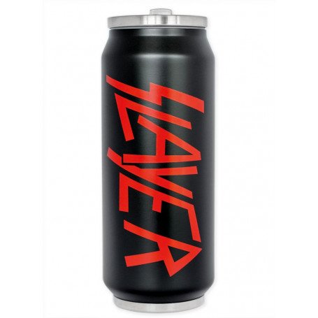 Cover for Slayer · Slayer - Logo (can Shape) (Mugs) (Spielzeug) [Black edition] (2023)