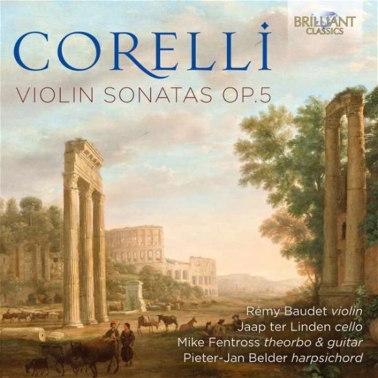 A. Corelli: Violin Sonatas, Op. 5 - Baudet  Belder  Fentross  Ter Linden - Muziek - CLASSICAL - 5028421955971 - 28 maart 2018