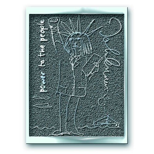 John Lennon Pin Badge: Power To The People HiChrome - John Lennon - Merchandise - Epic Rights - 5055295310971 - 11. Dezember 2014