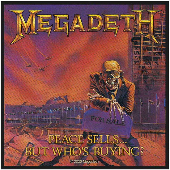 Megadeth Woven Patch: Peace Sells (Standard) - Megadeth - Koopwaar -  - 5056365708971 - 