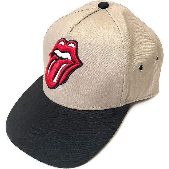 Cover for The Rolling Stones · The Rolling Stones Unisex Snapback Cap: Classic Tongue (CLOTHES) [Neutral, Black - Unisex edition]