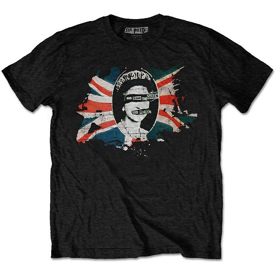 The Sex Pistols Unisex T-Shirt: God Save The Queen - Sex Pistols - The - Koopwaar -  - 5056368637971 - 
