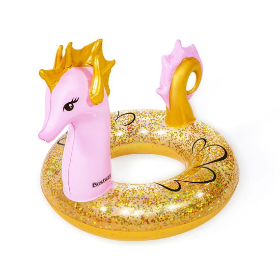 Cover for Bestway · Bestway 1.15m x 1.04m Glitter Seahorse Swim Ring (Toys) (2022)