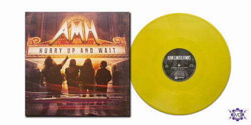 Cover for AMH (Adam and The Metal Hawks) · Hurry Up and Wait (Yellow Vinyl LP) (LP) (2024)