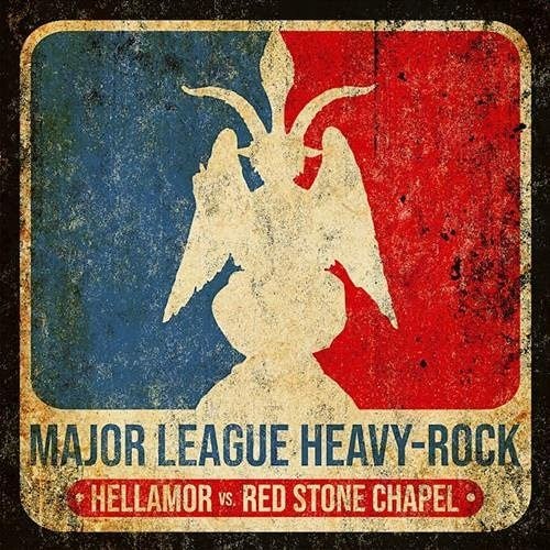 Cover for Hellamor / Red Stone Chapter · Split (LP) (2022)