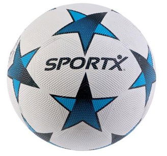 Cover for SportX · SportX Voetbal Rubber Blue Star 360-380gr (Toys) (2023)