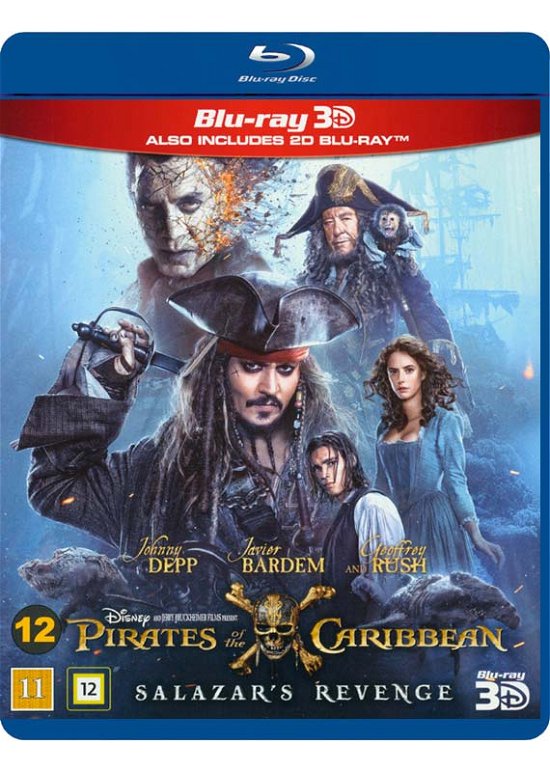 Cover for Pirates of the Caribbean · Salazar’s Revenge (3D Blu-ray/BD) [3D edition] (2017)