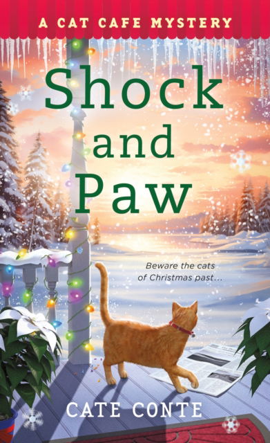 Cover for Cate Conte · Shock and Paw: A Cat Cafe Mystery - Cat Cafe Mystery (Paperback Book) (2024)