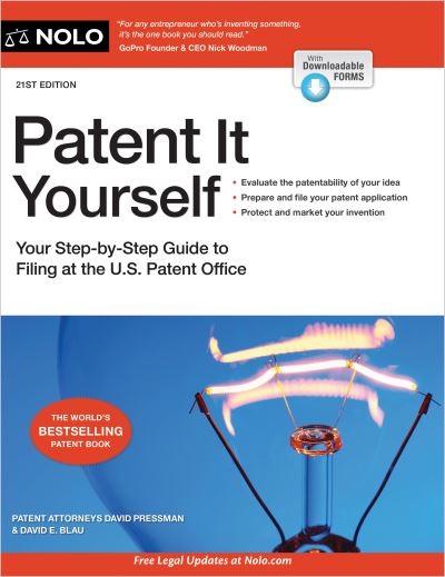 Patent It Yourself - David Pressman - Books - NOLO - 9781413329971 - November 29, 2022