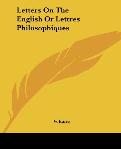 Cover for Voltaire · Letters on the English or Lettres Philosophiques (Paperback Book) (2004)