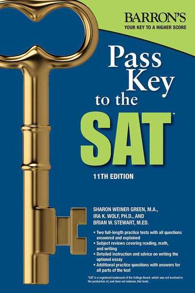 Pass Key to the SAT - Sharon Weiner Green - Książki - Peterson's Guides,U.S. - 9781438009971 - 1 sierpnia 2017