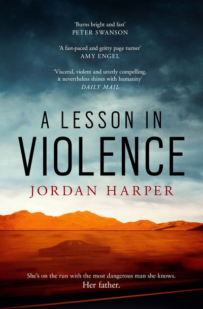 Cover for Jordan Harper · A Lesson in Violence (Paperback Book) (2018)