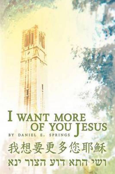 Cover for Daniel E Springs · I Want More of You Jesus (Paperback Book) (2012)