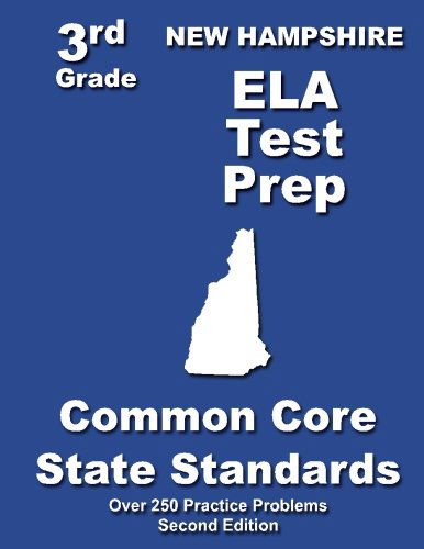 Cover for Teachers' Treasures · New Hampshire 3rd Grade Ela Test Prep: Common Core Learning Standards (Paperback Book) (2013)