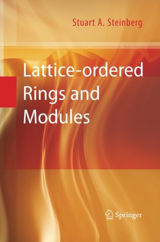 Cover for Stuart A. Steinberg · Lattice-ordered Rings and Modules (Paperback Book) [2010 edition] (2014)